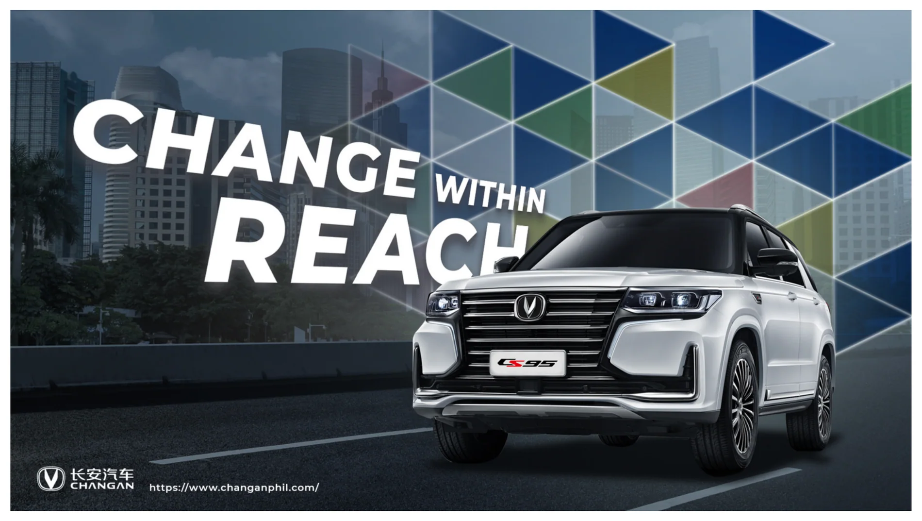 Changan CS95 campaign key visual